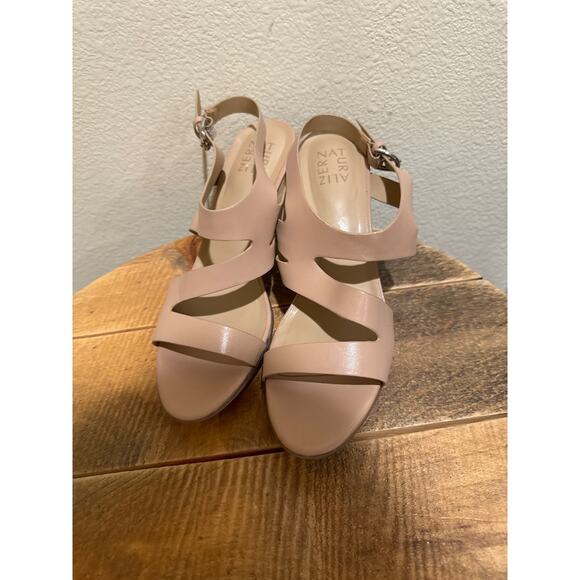 Naturalizer Pink Strappy Heels - Picture 1 of 8